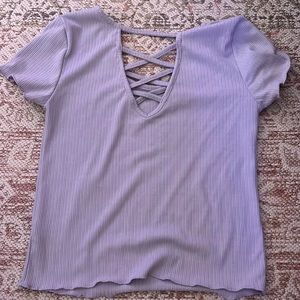 lilac shirt